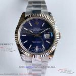 Noob Factory 904L Rolex Datejust 41mm Oyster Men's Watch - Dark Blue Dial Copy 3255 Automatic